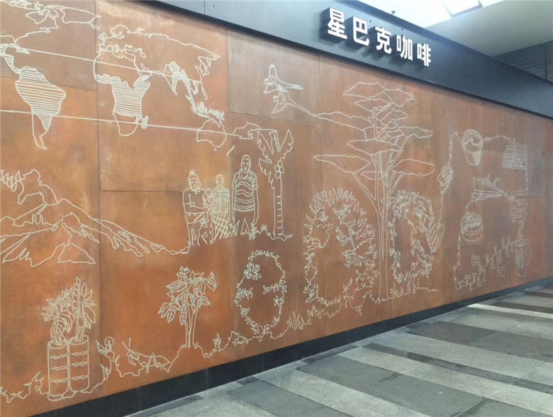 卫滨耐候钢幕墙